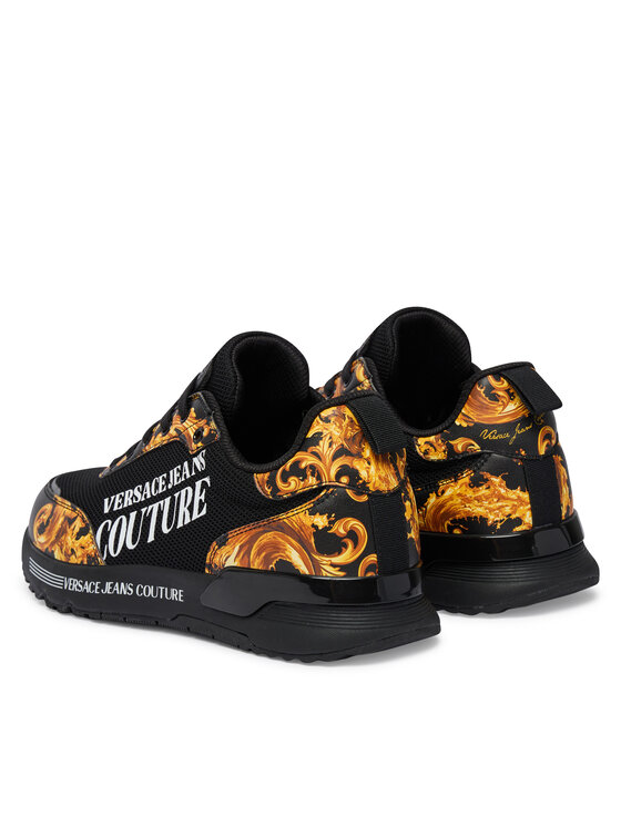 Versace Jeans Couture Снікерcи Versace Jeans Couture 80YA3SA5 Чорний