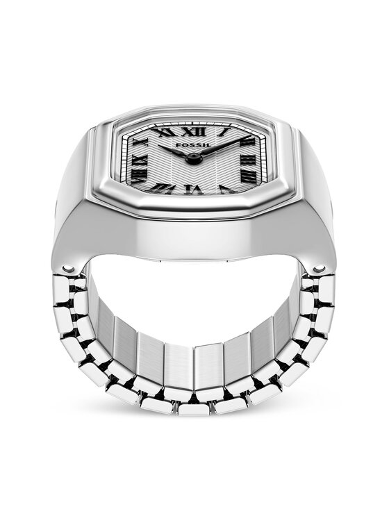 Fossil Годинник Fossil Watch Ring ES5482 Срібний