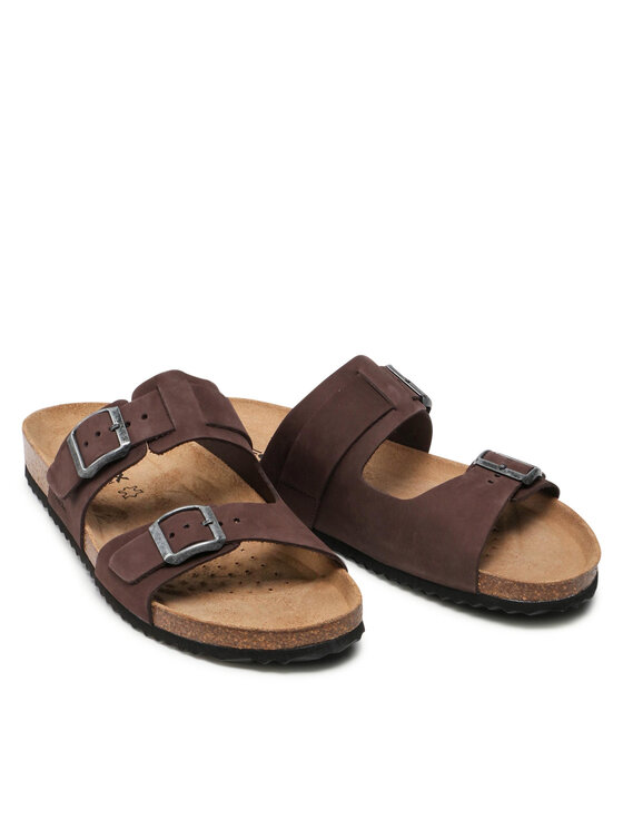 Geox Nazouváky Geox U Sandal Ghita B U159VB 00032 C6024 Hnědá