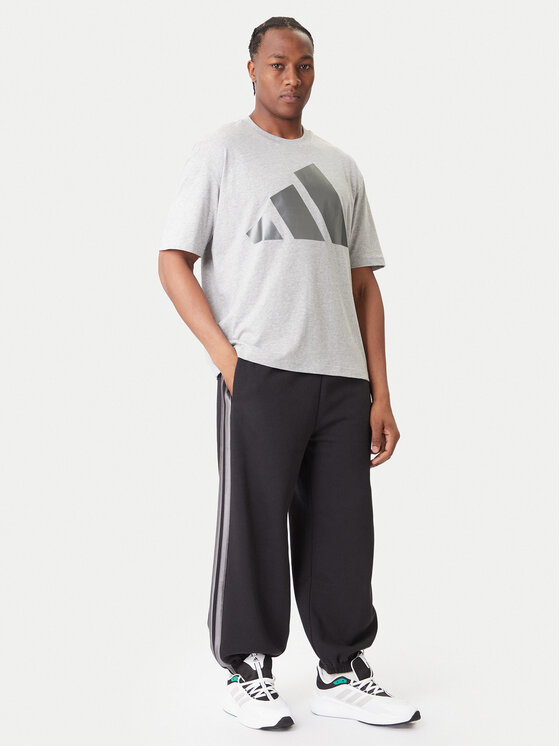 adidas adidas Футболка JM1707 Сірий Loose Fit