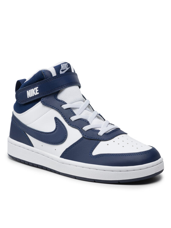 Nike Sneakersy Nike Court Borough Mid 2 (Psv) CD7783 107 Biały
