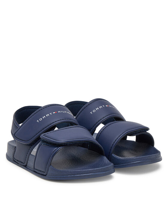 Tommy Hilfiger Sandały Tommy Hilfiger T1X2-33913-1172 S Granatowy