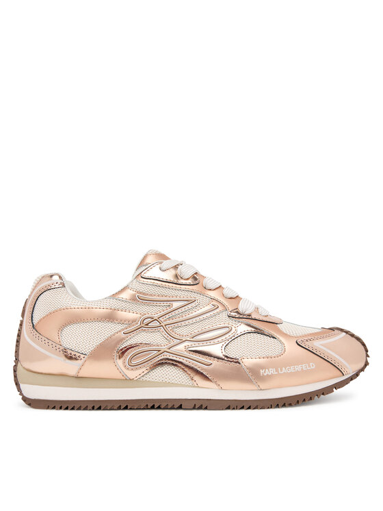 KARL LAGERFELD Sneakersy KARL LAGERFELD Velocette KL63925 Różowe złoto