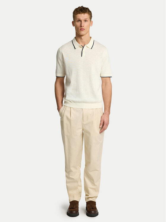 Selected Homme Selected Homme Polo 16096391 Μπεζ Regular Fit
