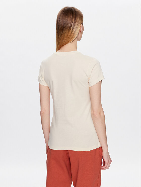 New Balance New Balance Camiseta Essentials Stacked Logo WT31546 Beis Athletic Fit