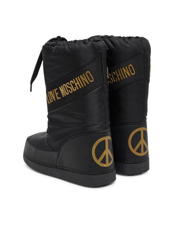LOVE MOSCHINO Апрески LOVE MOSCHINO JA24032G0NISY000 Черен