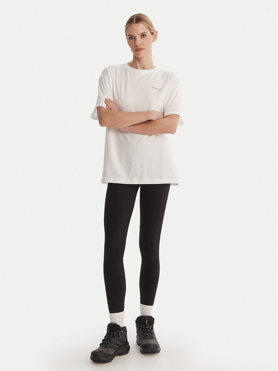 Columbia Columbia Camiseta Rolling Bend™ 2120031 Blanco Oversize