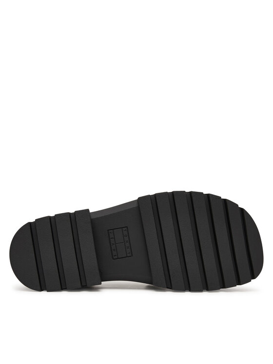 Tommy Jeans Sandale Tommy Jeans Tjw Fisherman Leather Max Sandal EN0EN02943 Negru