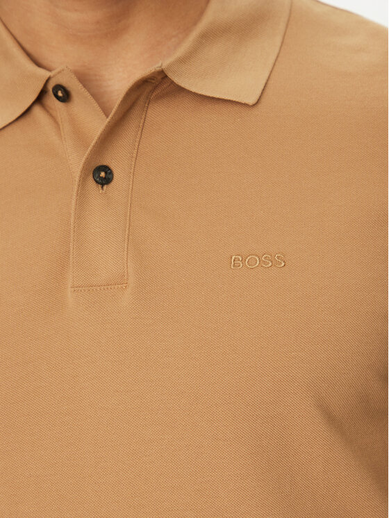 BOSS BOSS Polo marškinėliai Pallas 50468362 Smėlio Regular Fit