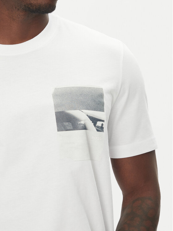 BOSS BOSS T-shirt Te_Container 50546920 Bianco Regular Fit