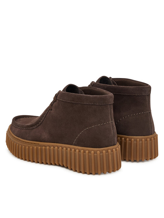 Clarks Черевики Clarks Torhill Moss 26185345 Темно-коричневий