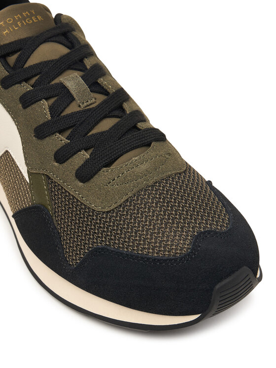 Tommy Hilfiger Сникърси Tommy Hilfiger Core Mix Rummer FM0FM06001 Зелен