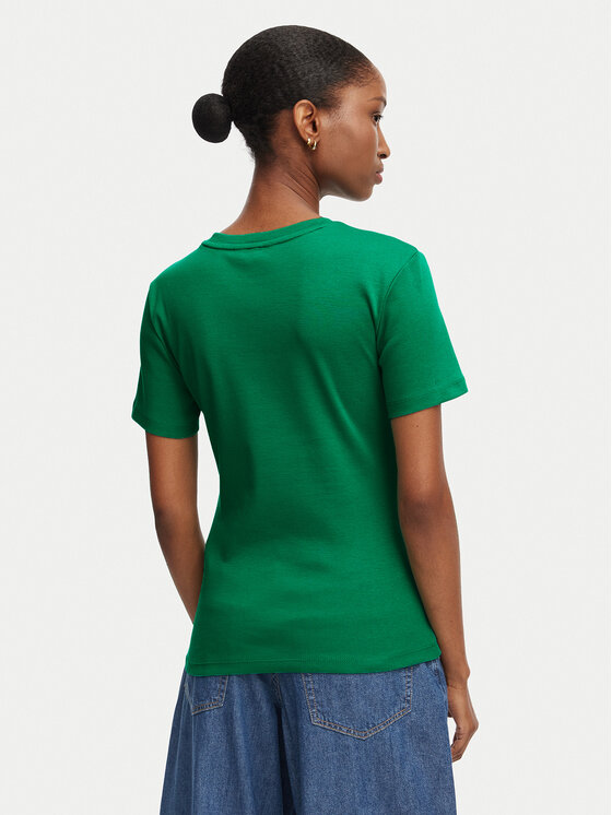 Tommy Hilfiger Tommy Hilfiger Camiseta New Cody WW0WW40587 Verde Slim Fit