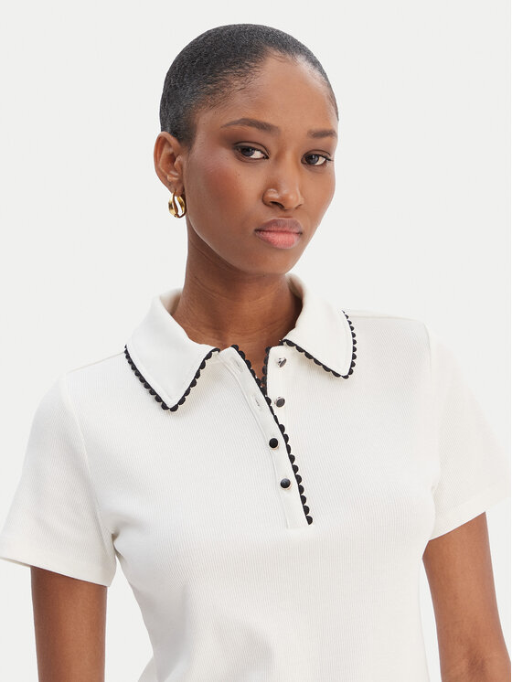Morgan Morgan Polo 261-DLOLI Blanco Slim Fit