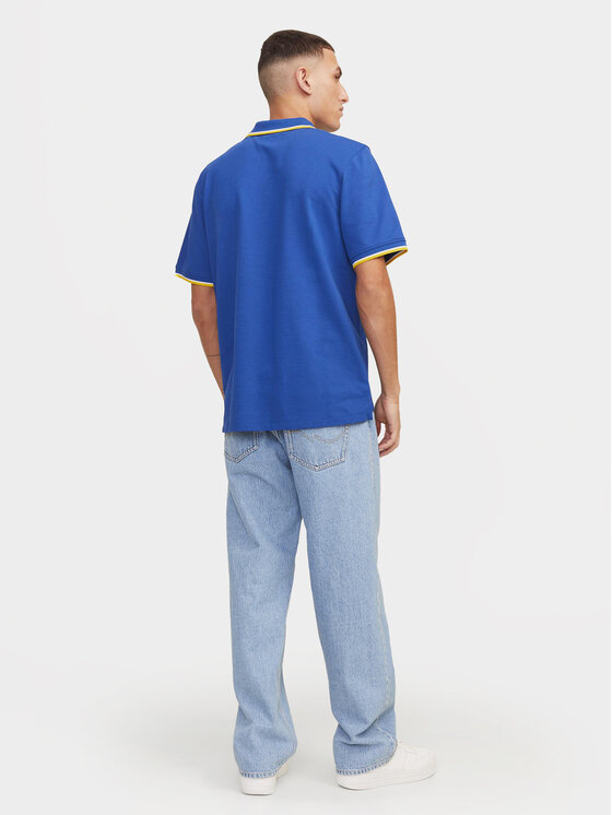 Jack & Jones Jack & Jones Поло Bluwin 12169064 Голубий Regular Fit