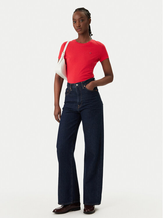 Tommy Jeans Tommy Jeans Camiseta DW0DW20459 Rojo Slim Fit