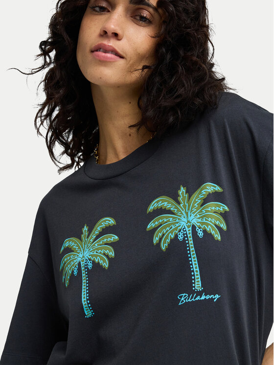 Billabong Billabong Camiseta Vacation Club EBJZT00574 Negro Regular Fit