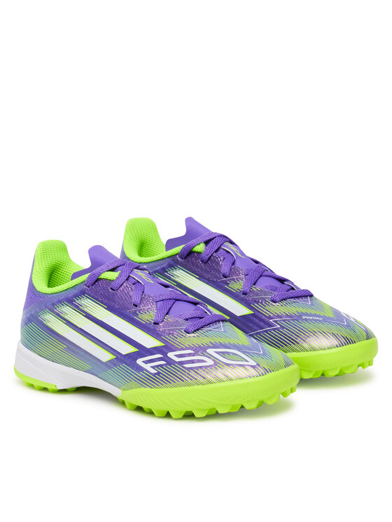 adidas Futbola apavi adidas F50 League Turf Boots Kids JI0000 Violets