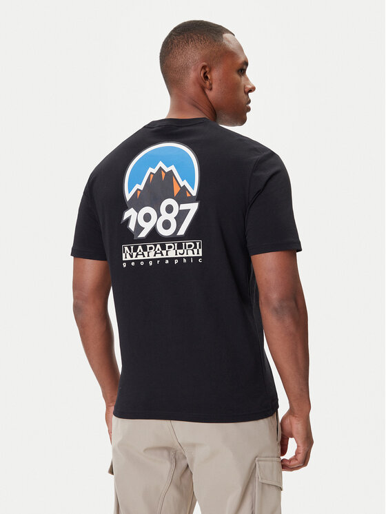 Napapijri Napapijri Camiseta S-Montepiana NP0A88SV Negro Regular Fit