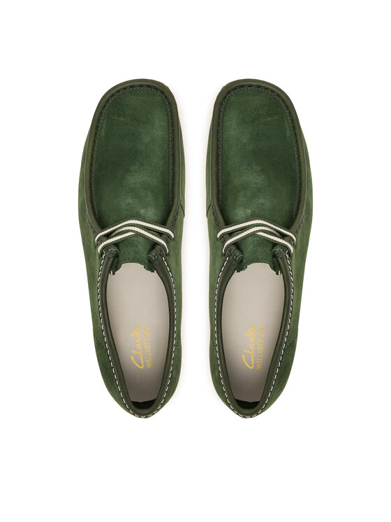 Clarks Туфлі Clarks Wallabee EVO 26186170 Зелений