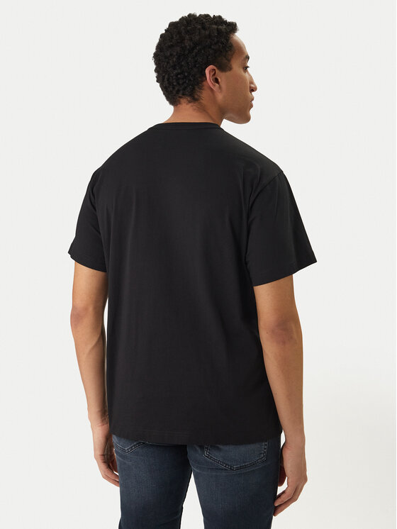 Versace Jeans Couture Versace Jeans Couture Camiseta 80GAHE04 CJ00E Negro Regular Fit