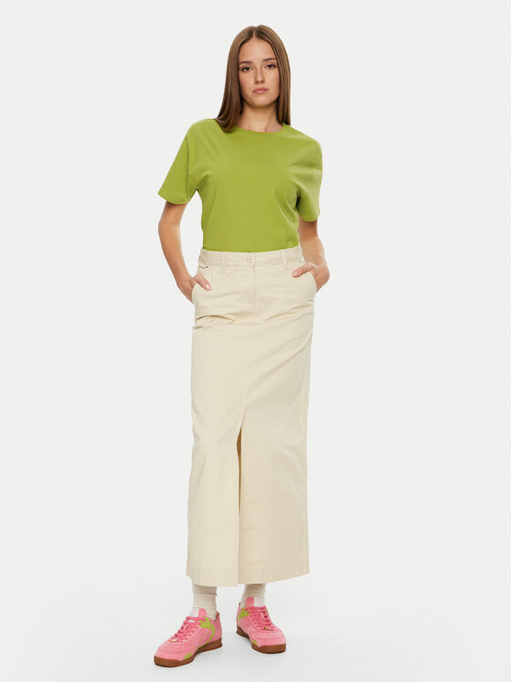 American Vintage American Vintage Majica Fizvalley FIZ02AH24 Zelena Loose Fit