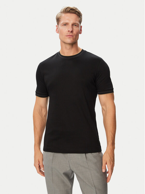 BOSS BOSS Camiseta H-Tessler 195 50565570 Negro Slim Fit