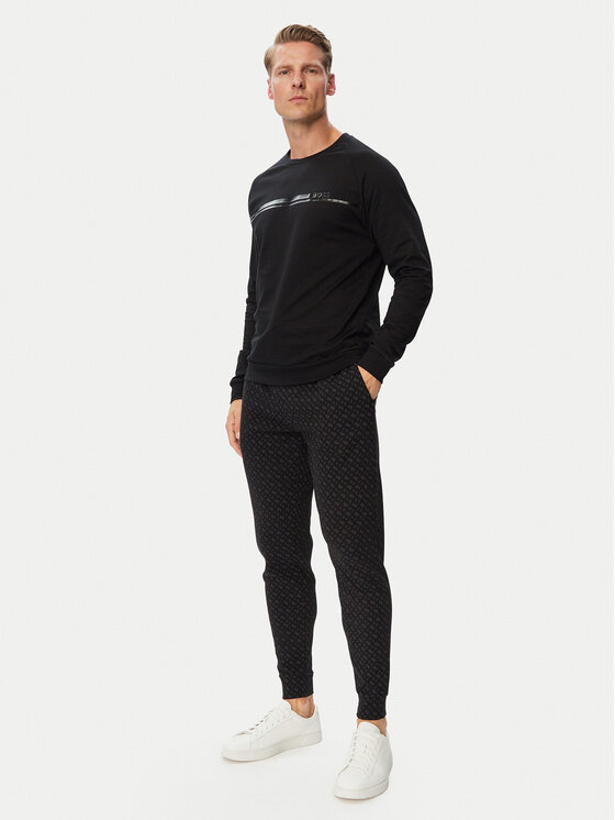 BOSS BOSS Pantalones de pijama 50571385 Negro Regular Fit
