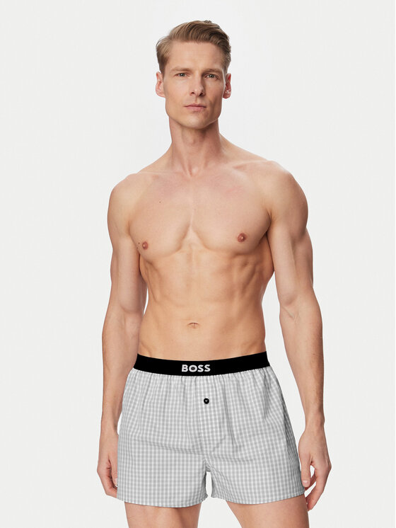 BOSS BOSS Conjunto de calzoncillos boxer 50535781 Gris