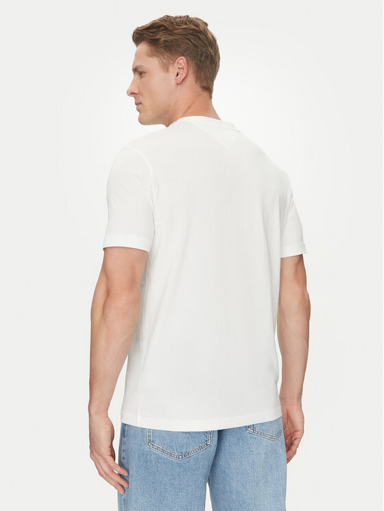 Tommy Hilfiger Tommy Hilfiger T-Shirt Stack MW0MW38622 Λευκό Regular Fit