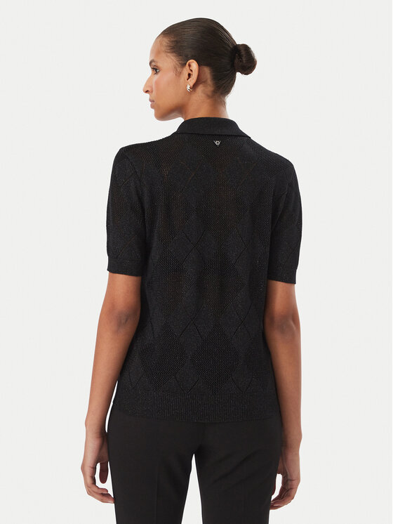 Guess Guess Polo W6YR17 Z0958 Negro Regular Fit