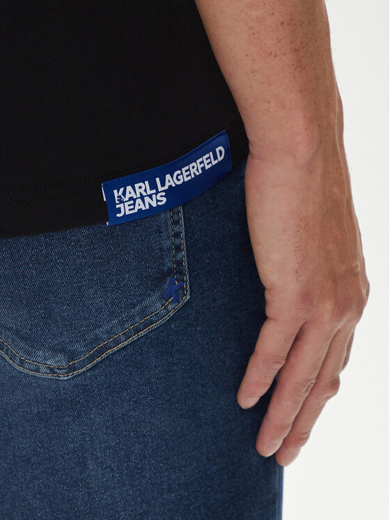 Karl Lagerfeld Jeans Karl Lagerfeld Jeans T-shirt 245D1709 Nero Regular Fit