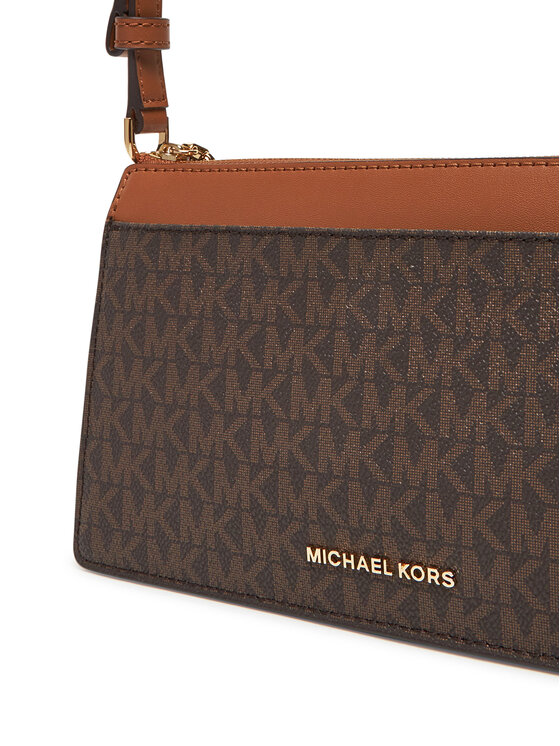 マイケル Geantă satchel Emilia medie cu logo distinctiv de culoare MARO