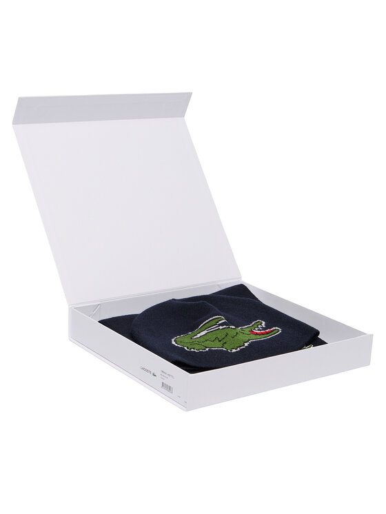 Lacoste Sada čepice a šál Lacoste RB1515-00 Tmavomodrá
