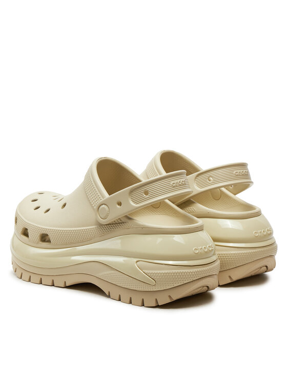Crocs Шльопанці Crocs Classic Mega Crush Clog 207988 Бежевий
