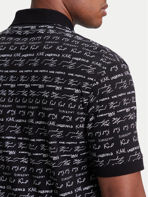 KARL LAGERFELD KARL LAGERFELD Polo marškinėliai 745120 553225 Juoda Regular Fit
