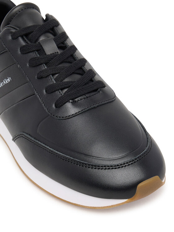 Calvin Klein Laisvalaikio batai Calvin Klein Retro Runner Lth Tape YM0YM01381 Juoda