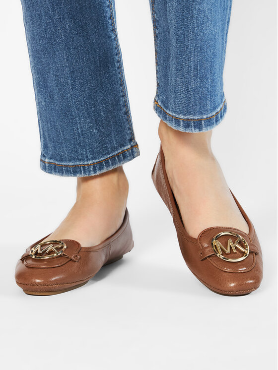 MICHAEL Michael Kors Balerinke MICHAEL Michael Kors Lillie Moc 40R9LIFP2L Rjava