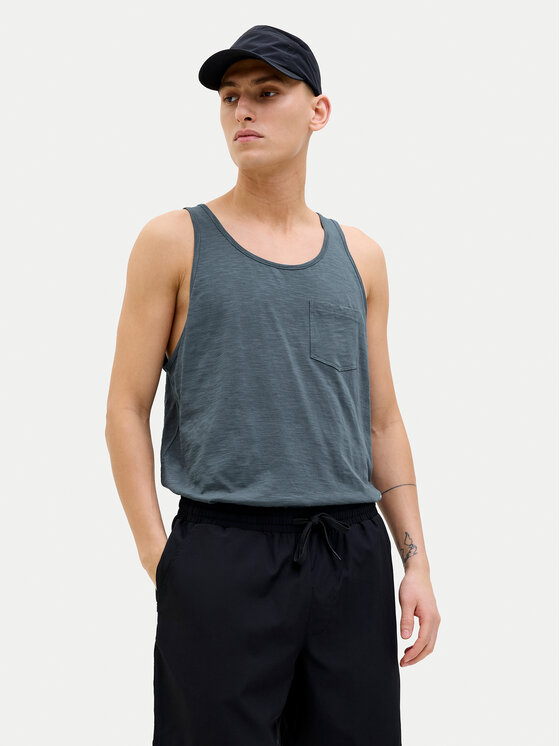 Jack & Jones Jack & Jones Майка Varenna 12273165 Сірий Regular Fit