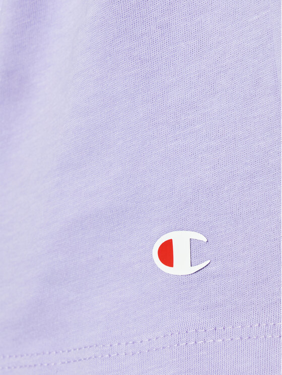 Champion Champion Póló és rövidnadrág szett 404397 Lila Custome Fit