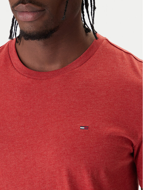 Tommy Jeans Tommy Jeans Camiseta Jaspe DM0DM20363 Rojo Slim Fit