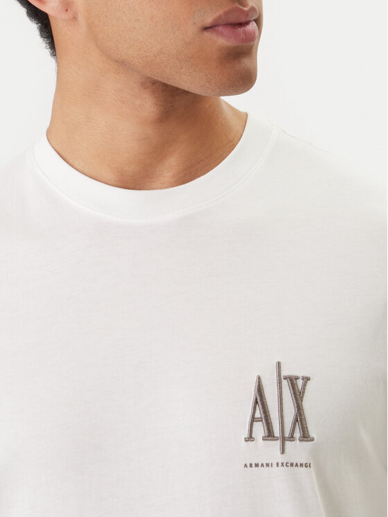 Armani Exchange Armani Exchange Camiseta XM000365 AF12308 U0009 Blanco Regular Fit