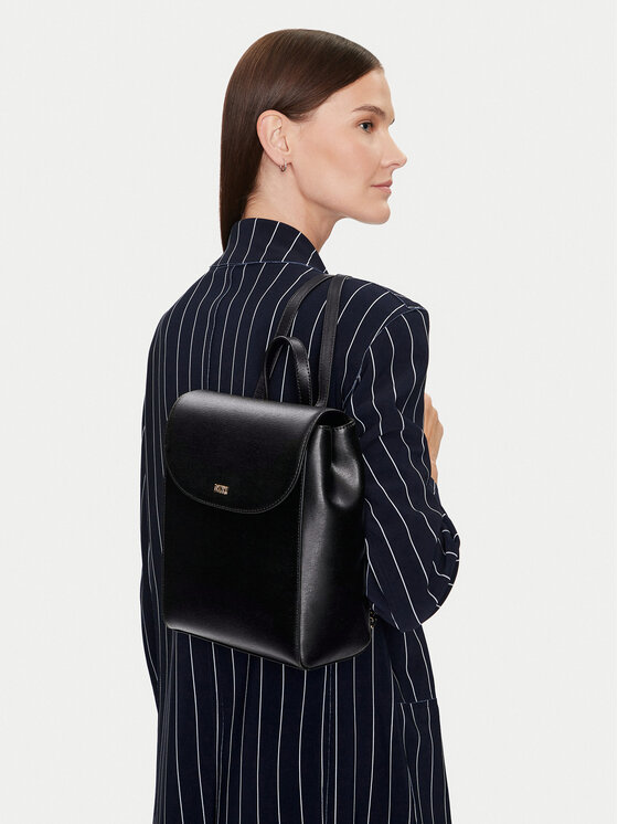 DKNY Plecak DKNY Bryant Flap Backpack R21K3R76 Czarny