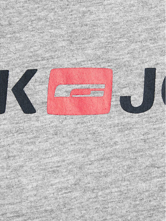 Jack & Jones Jack & Jones Marškinėliai Corp Logo 12137126 Pilka Slim Fit