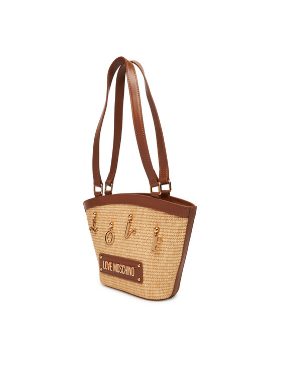LOVE MOSCHINO Ročna torba LOVE MOSCHINO JC4284PP0MKN110A Rjava
