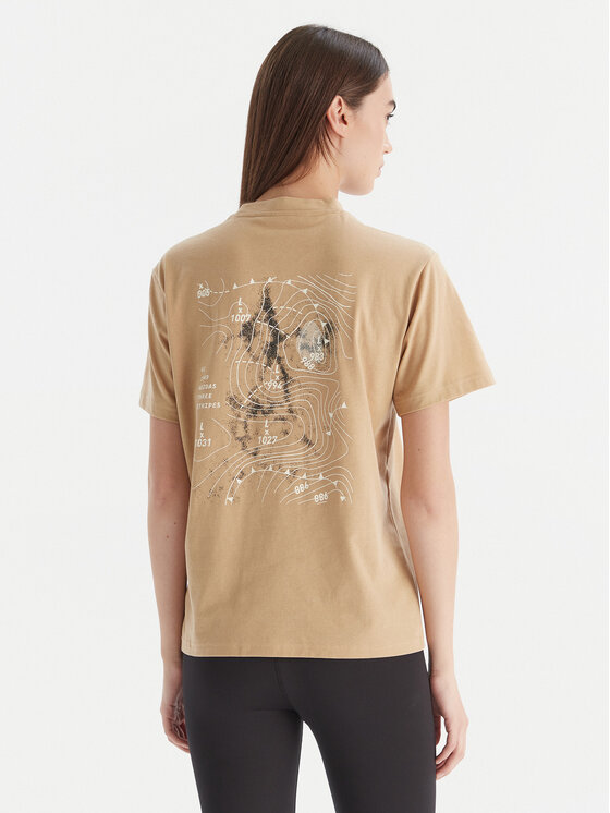 adidas adidas Футболка City Tech Summer Graphic JV8600 Бежевий Regular Fit