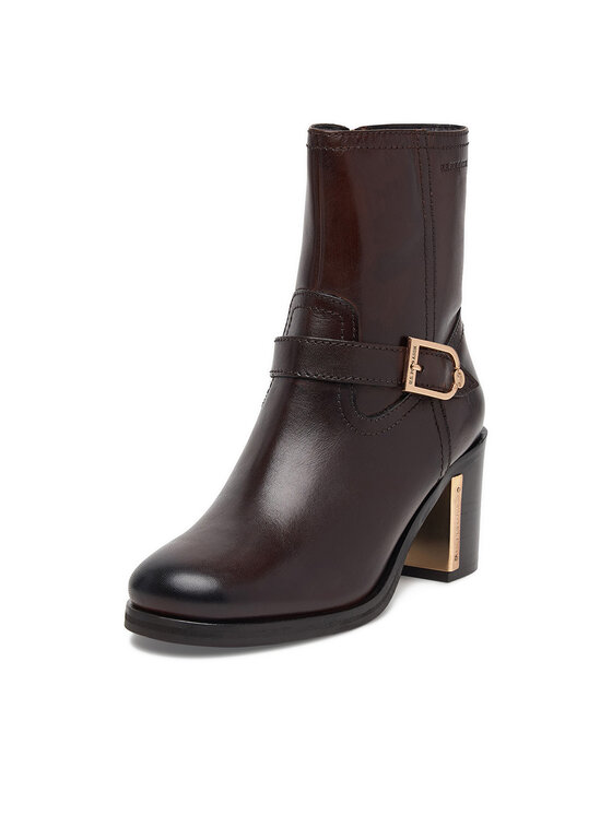 U.S. Polo Assn. Botki U.S. Polo Assn. EO-EMPOR002W/GL1 Brązowy ciemny