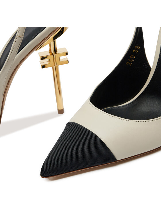 Elisabetta Franchi Туфлі на шпильці Elisabetta Franchi SA-25B-46E2-V570 Écru
