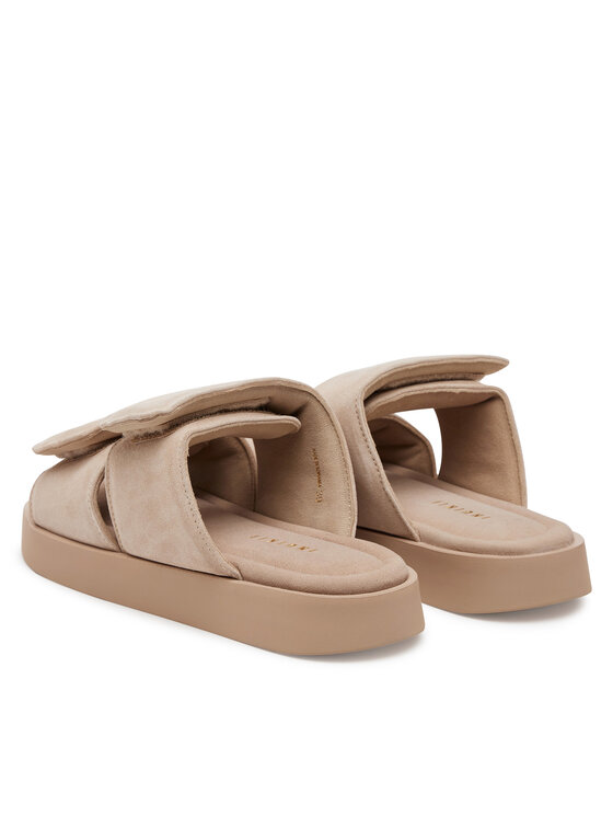 Inuikii Шльопанці Inuikii Classic Suede Velcro 70104-128 Бежевий