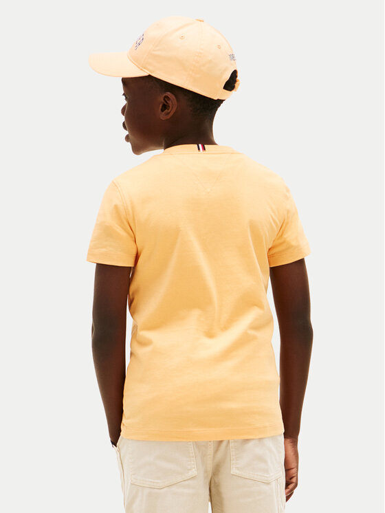 Tommy Hilfiger Tommy Hilfiger Camiseta KB0KB06879 Naranja Regular Fit